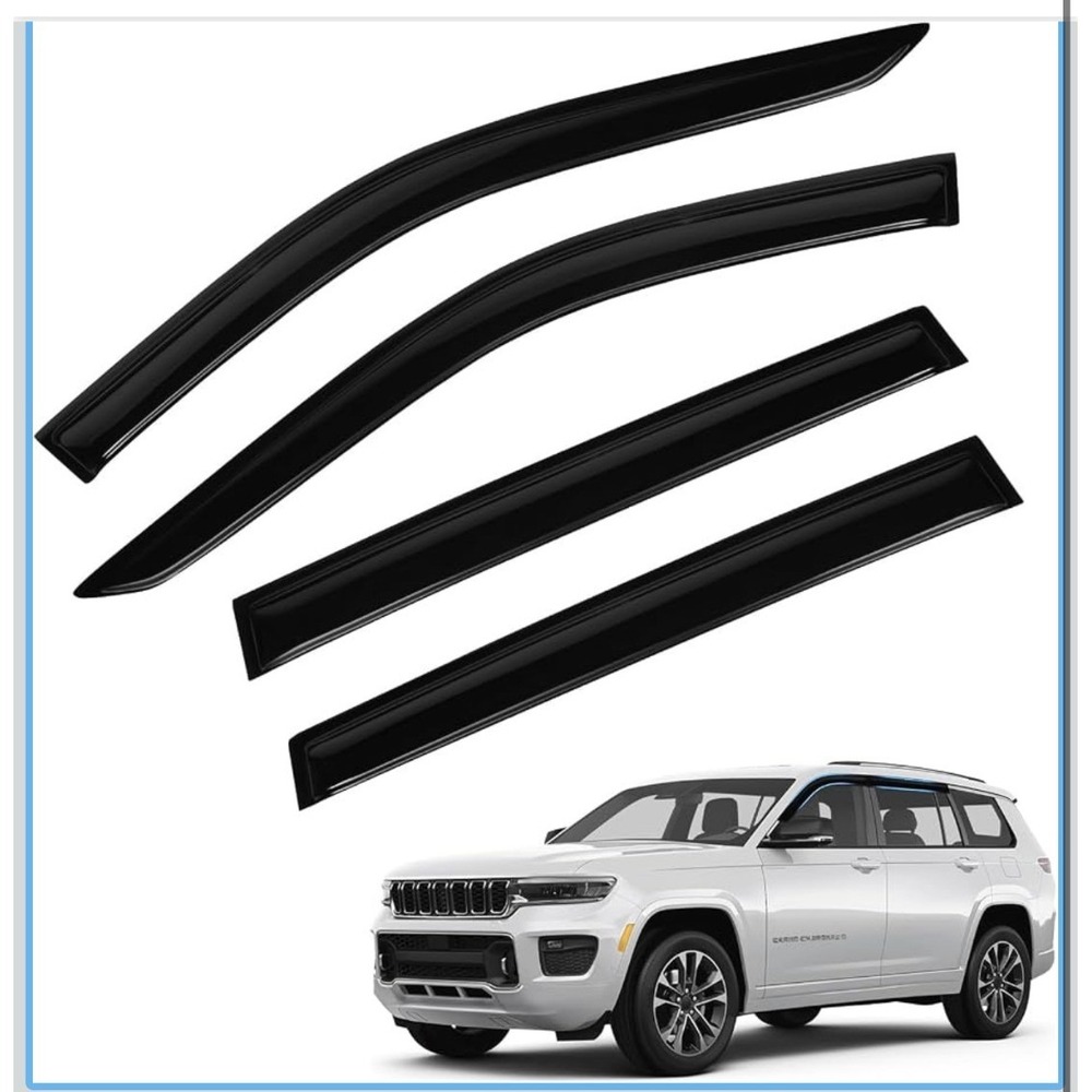 Rain Guards Window Visors Jeep Grand Cherokee 2022-2026 4PC QYD006